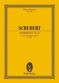 Schubert: Symphony No. 6 C Major D 589 (Study Score) published by Eulenburg
